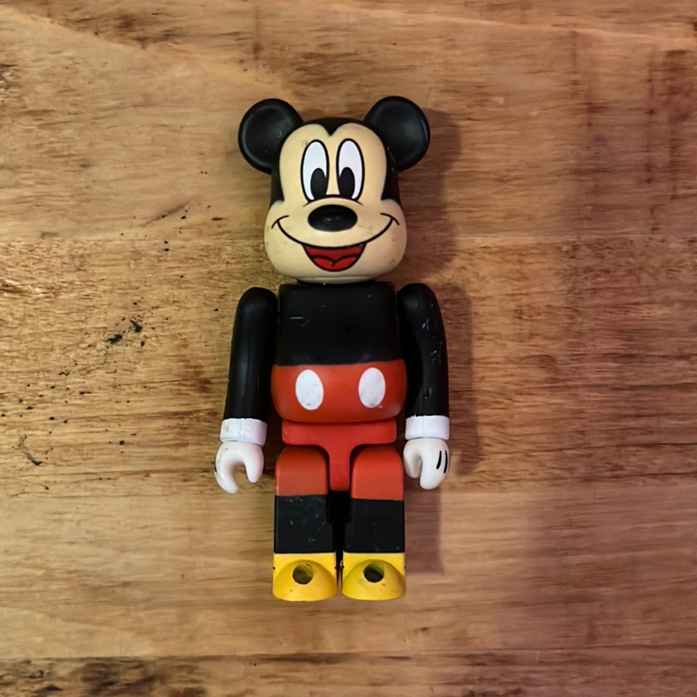 Medicom Bearbrick Series 17 Mickey Mouse Figurine - Rare (BE@RBRICK + Disney)